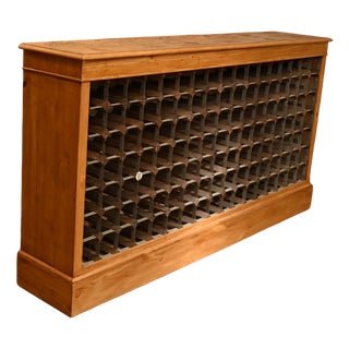 Vintage Salvaged Wine Rack Cellar Crate For Sale