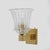Murano Glass and Brass Sconces attributed to Barovier & Toso, 1990s, Set of 2 For Sale - Image 4 of 9