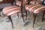 Chairs in Wood and Cream & Burgundy Fabric, 1960s, Set of 6 For Sale - Image 3 of 18