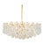 Gilt Brass Crystal Chandelier by Palwa, 1970s For Sale - Image 11 of 11