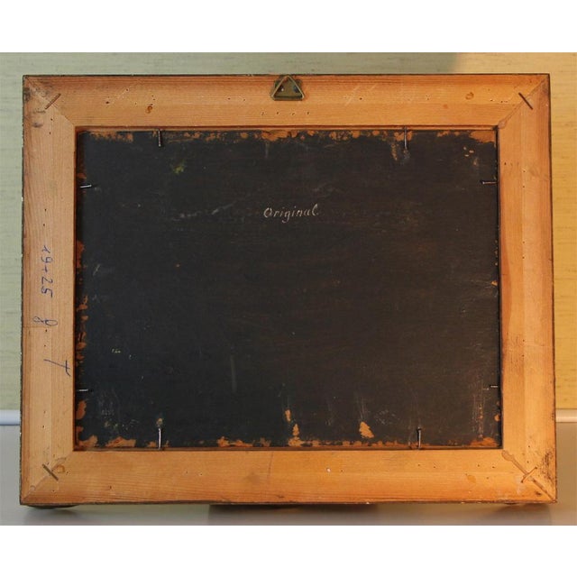 Paul Mishel, Impressionist Street Scene in Ulm, 1890, Oil on Panel, Framed For Sale - Image 6 of 7