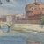 Rome Drawing, 1997, Tempera and Watercolor on Paper For Sale