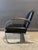 1930s Art Deco Leather Springer Rocking Chair by Wolfgang Hoffmann(attr). No marked. Chrome base and woods arms&leather...