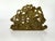 Rustic European Vintage Art Nouveau Style Cast Brass Letter Holder For Sale - Image 3 of 8