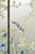 Vintage Chinoiserie Silver Leaf Birds Butterflies 4 Panel Screen Room Divider A For Sale - Image 11 of 15