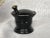Vintage Black Glass Apothecary Jar With Lid For Sale - Image 12 of 12
