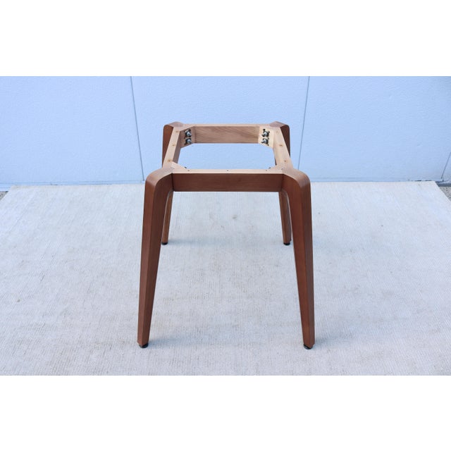 Mid-Century Modern Style Eleven Wood Square Solid Ash Wood Dining Table by Ofs For Sale - Image 11 of 12