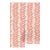 Garden Leaf Stripe Grasscloth Wallpaper by House Party | Blush Pink & Coral | 6 Yards For Sale