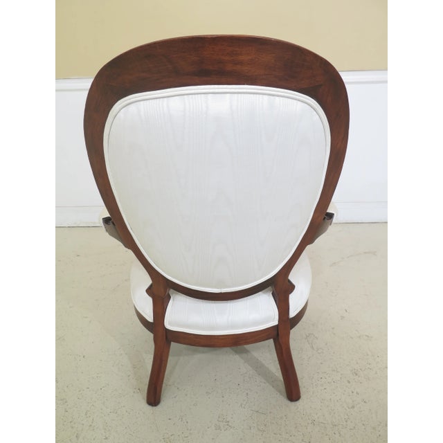 Late 19th Century Antique American Victorian Parlor Armchair For Sale - Image 9 of 11