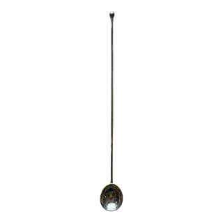 Mid 20th Century Hôtel Silver Smooth Cocktail Stirrer For Sale