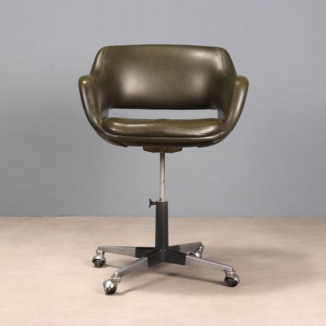 Vintage Armchair in Leatherette and Chromed Metal, 1960s For Sale - Image 3 of 12