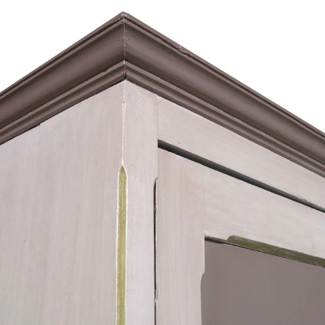 Antique Painted Wardrobe For Sale - Image 4 of 6