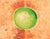 Joseph Lawrence Gardella (American, XX-XXI), Untitled (Green Circle Study), Mixed Media on Paper laid to canvas, estate...