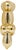 Pop Art Interior Illusions Plus Gold Mini Ceramic Dog Piggy Bank - 7.5" tall For Sale - Image 3 of 7
