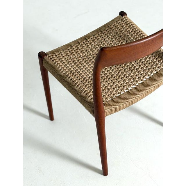 Model 77 Chairs by N. O. Møller for J.L. Møllers, 1950s, Set of 6 For Sale - Image 10 of 11