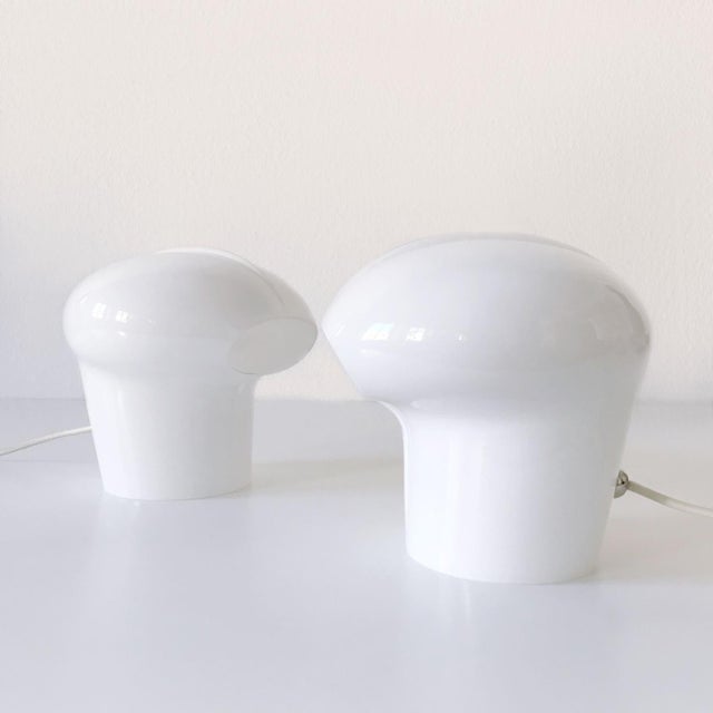 1970s Mid-Century Modern Murano Glass Table Lamps, Italy, 1970s, Set of 2 For Sale - Image 5 of 18