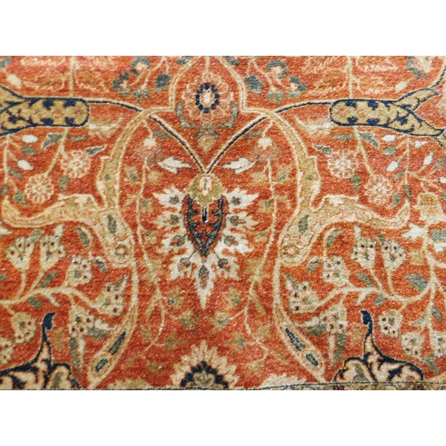 Hand Knotted Indian Rug - 9'10"x 13'10" For Sale - Image 15 of 18