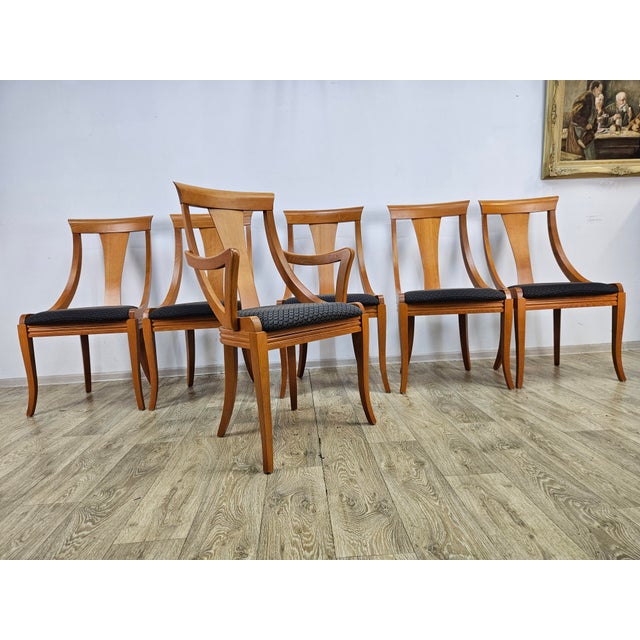Vintage Gondola Chairs by Pietro Costantini, 1980s, Set of 6 For Sale - Image 13 of 16