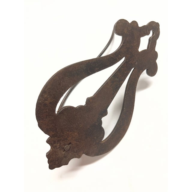 Victorian Cast Iron Wall Receipt Holder For Sale - Image 4 of 4