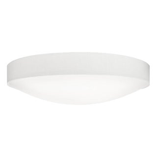 Kant Ceiling Lamp in White Textile & Opal Acrylic from Konsthantverk For Sale