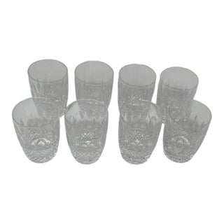 1960s Waterford Crystal Colleen 10 Oz. Flat Tumbler - Set of 8 For Sale