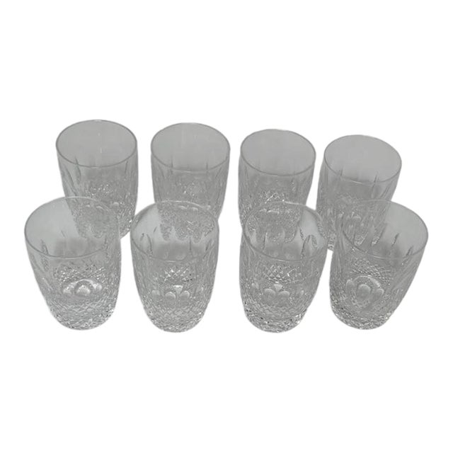 1960s Waterford Crystal Colleen 10 Oz. Flat Tumbler - Set of 8 For Sale