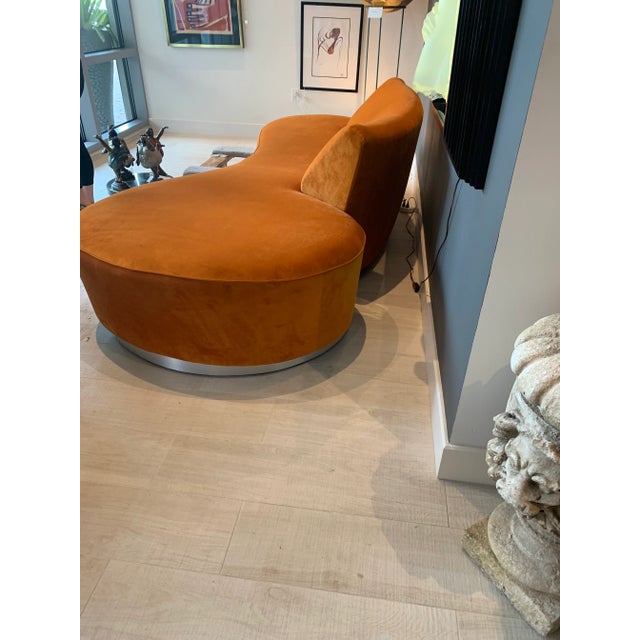 Mid-Century Modern 1990s Mid-Century Modern Vladimir Kegan Style Sofa For Sale - Image 3 of 7