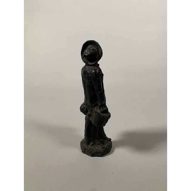 French Honoré Daumier (1808-1879) The Provincial in Paris (1855) Bronze Sculpture, 19th Century For Sale - Image 3 of 10