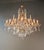 Rococo Oval Italian Baroque Revival Crystal Chandelier Rococo Style Dining Room Ceiling For Sale - Image 3 of 17