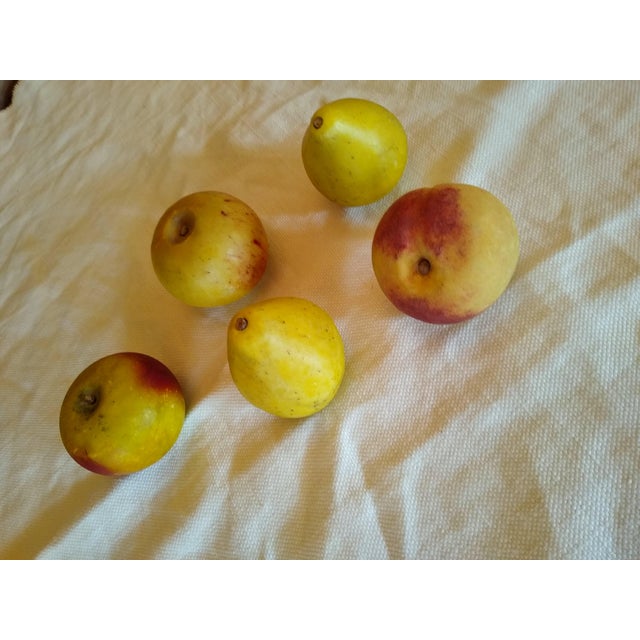 Vintage Italian Carved Alabaster Fruit Set of 5 Chairish