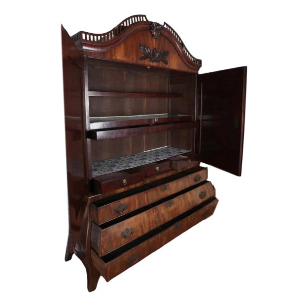 18th Century Baroque Dutch Cabinet For Sale