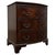 A charming and well-crafted 20th-century small bow-front chest of drawers, beautifully constructed in mahogany and...