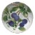 Majolica Plums Plate Keller & Guerin Saint Clement Circa 1900 For Sale