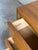 Lane Furniture Mid Century Modern Lane Oak Dresser 9 Drawer Geometric Front Low Credenza For Sale - Image 4 of 10