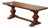 Early 20th Century French Walnut Monastery Refectory Dining Table For Sale