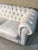 Wood Italian Chesterfield Style Sofa in Leather, 1980s For Sale - Image 7 of 14