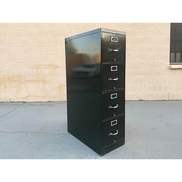 1940s Steelcase File Cabinet With Deco Hardware Chairish
