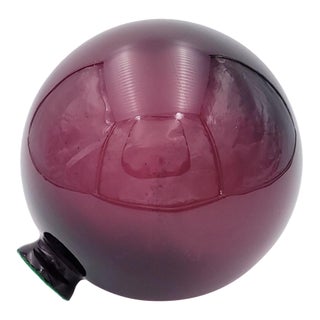 Purple Witch Ball, England Circa 1870 For Sale