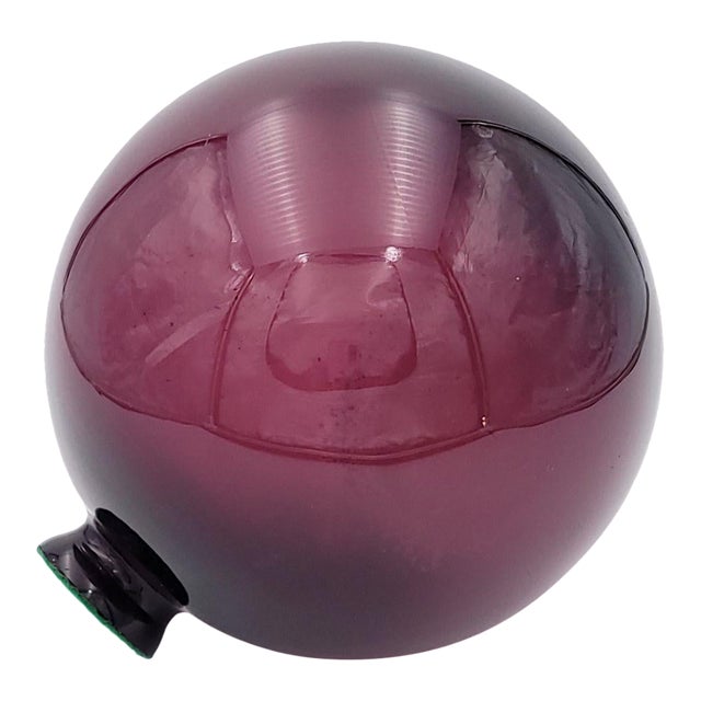 Purple Witch Ball, England Circa 1870 For Sale