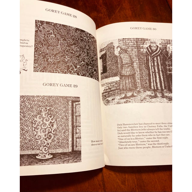 1940s Edward Gorey Games With Larry Evans Softcover Book For Sale - Image 9 of 9