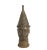 1980s Vintage Large Benin Bronze Head of a Queen Nigeria 21.5" H For Sale - Image 5 of 8