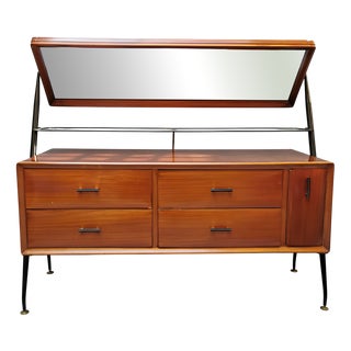 Sideboard with Mirror by Silvio Cavatorta, 1950s For Sale