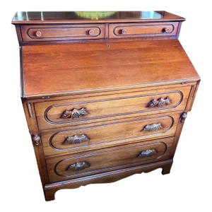 Late 20th Century Lillian Russell Secretary by Davis Cabinet Co.