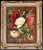 English Porcelain Botanical Plaque of Double Poppies, Attributed to Derby, Circa 1825 This richly colored porcelain...
