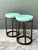 Vintage Stone and Metal Side Tables - Pair For Sale - Image 12 of 12