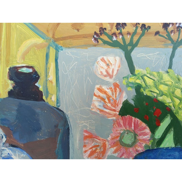 1960s Mid Century Modern Still Life Painting by Swedish Artist Gerhard Karlmark For Sale - Image 4 of 18