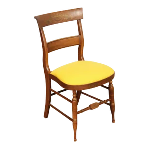 L. Hitchcock Early American Style Floral Stencil-Decorated Chair