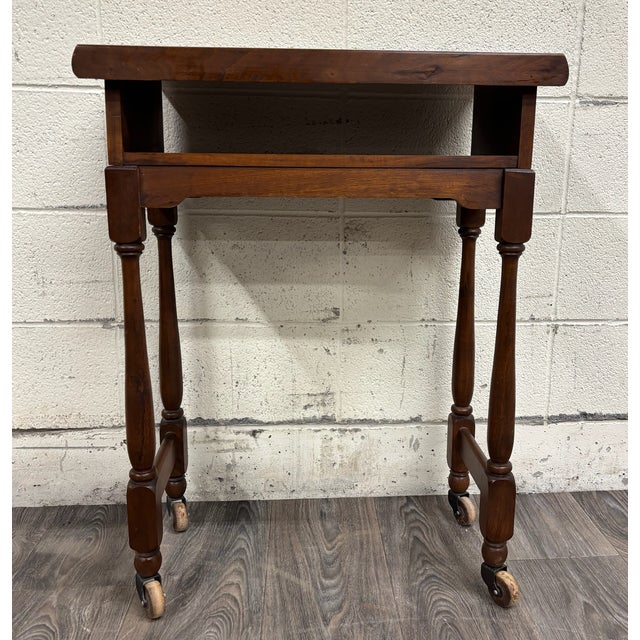 Early 20th Century Vintage Colonial Revival Piano Music Stand Sheet Music Table For Sale - Image 5 of 10