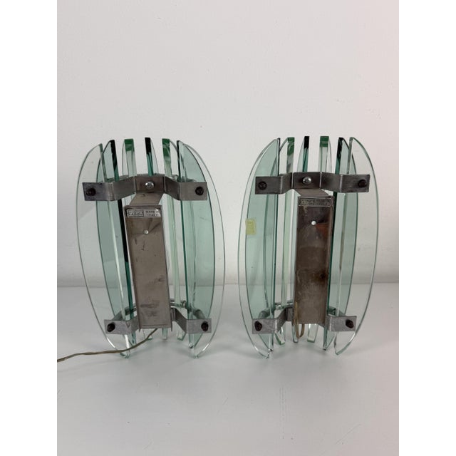 Wall Lamps in Murano Glass from Veca, Italy, 1970s, Set of 2 For Sale - Image 16 of 18