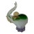 Hand-Blown Art Glass Lucky Elephant Figurine — Sommerso Multi-Color, Murano Style For Sale